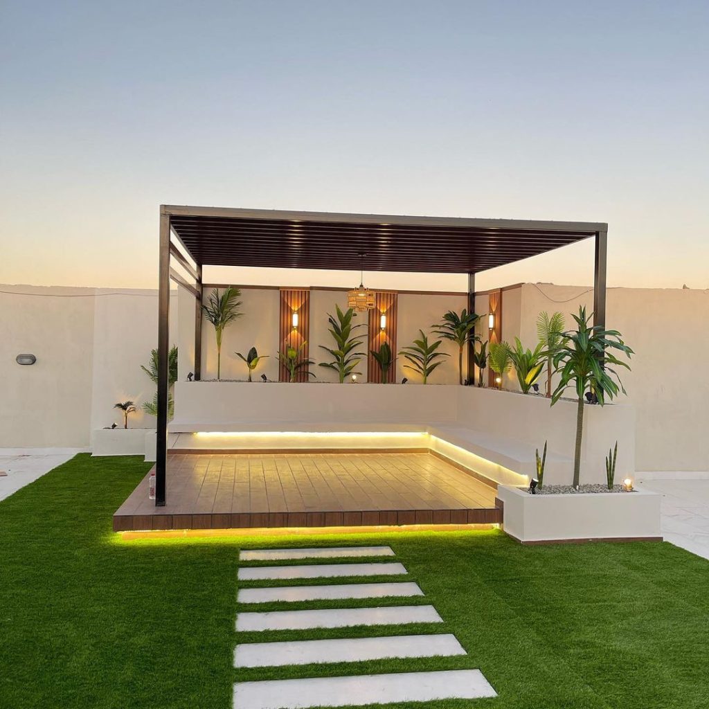 تركيب مظلات حدائق